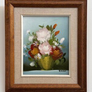 Vintage Still Life Oil Painting
